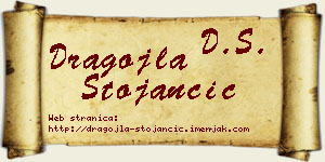 Dragojla Stojančić vizit kartica